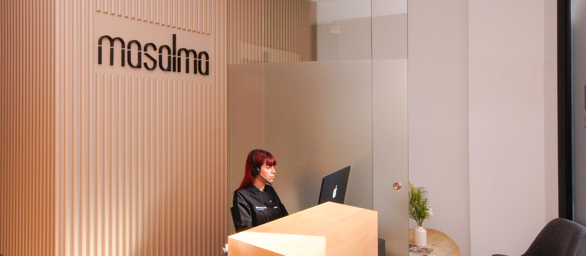 Recepción de la Clínica Masalma